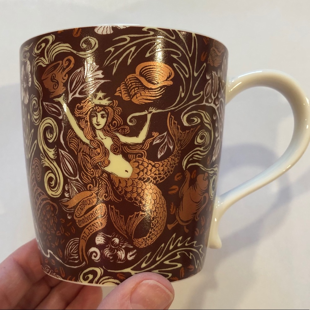 Starbucks Coffee metallic Bone China Mermaid Cup